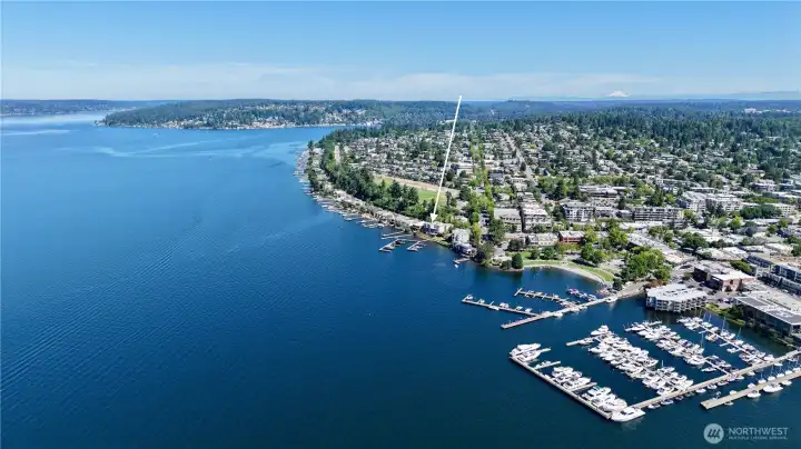 One block to Vibrant Downtown Kirkland!