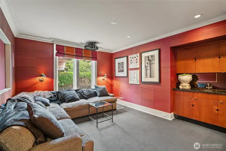 Main Level Theater Room