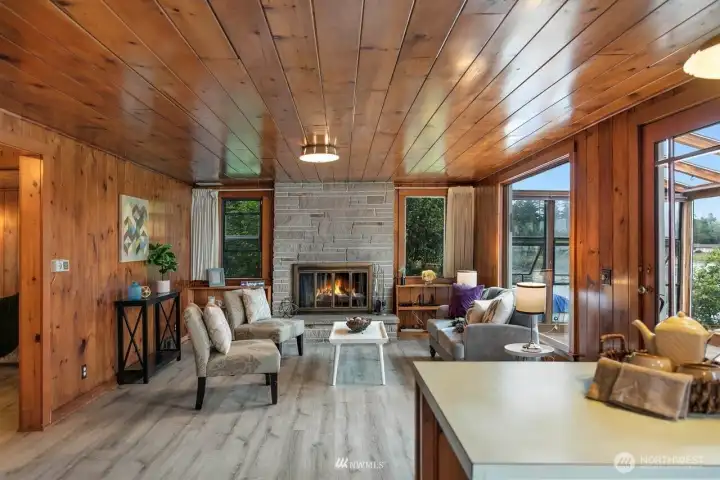 Wood Cabin paneling