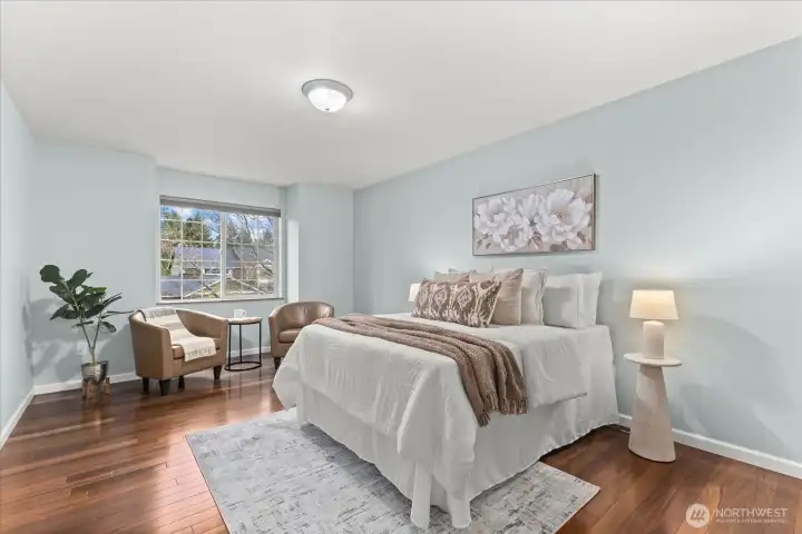 Primary Bedroom! HUGE! You can easily fit a king size bed in here.