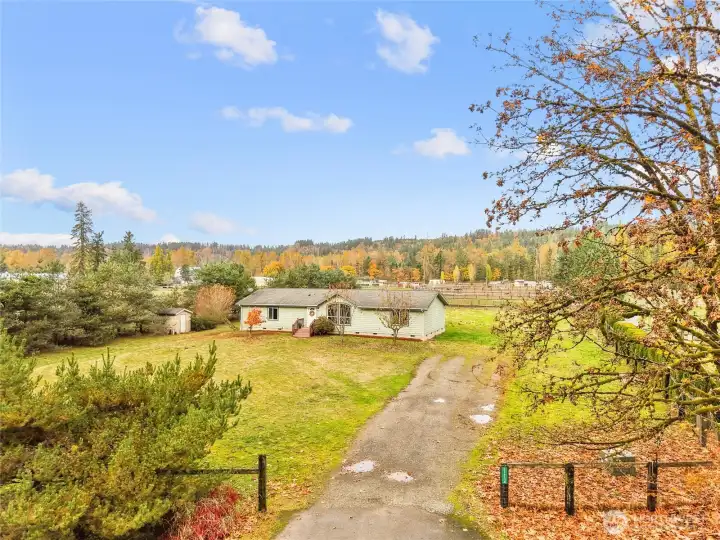 Welcome home to privacy and serene backdrops everywhere you turn.