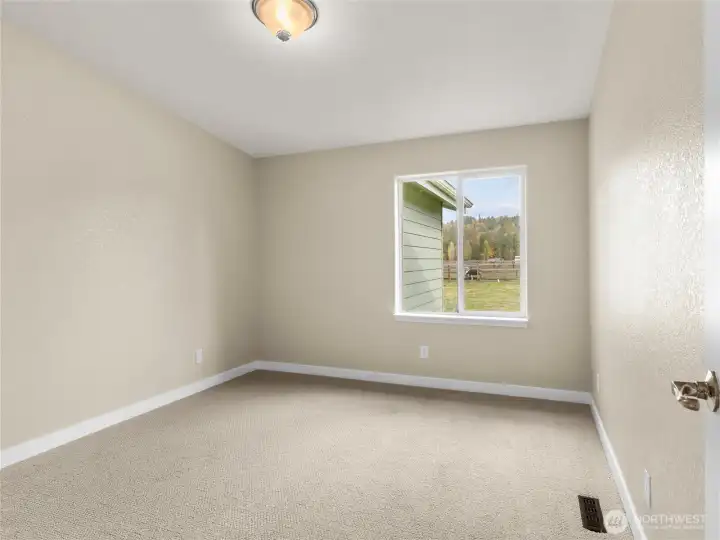 3rd bedroom- good sized