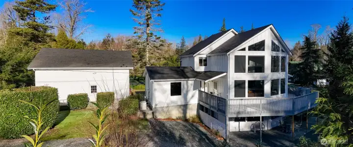 Wrap around porch highlights your panoramic views.