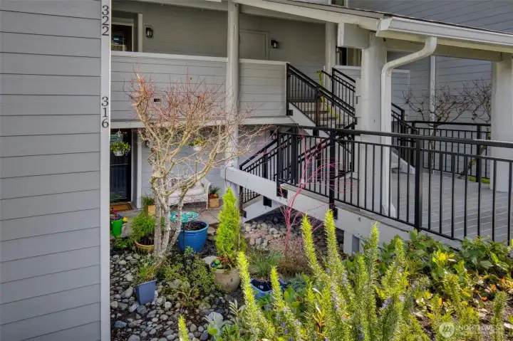 Iron railings make for beautiful curb appeal