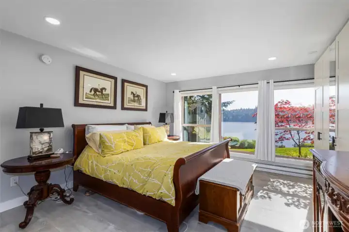 Primary suite with stunning windows to the view.