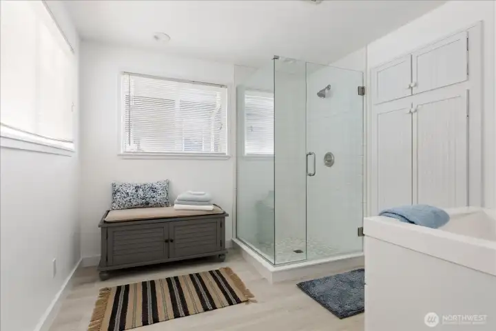 updated primary bath