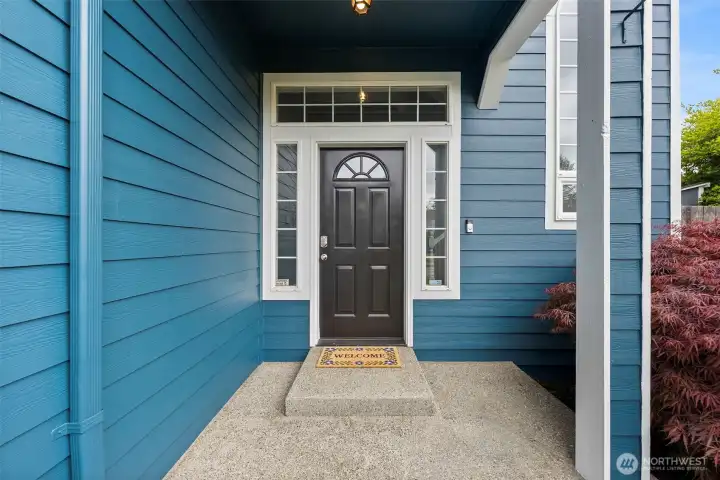 Covered entry - come on in.