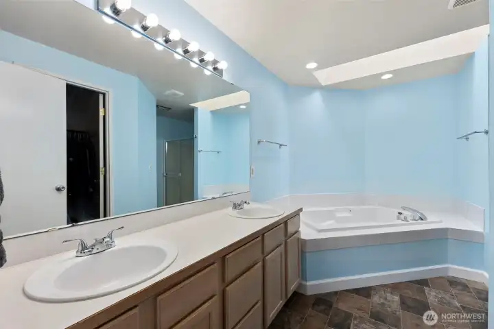 Primary bathroom is 12'x10'.