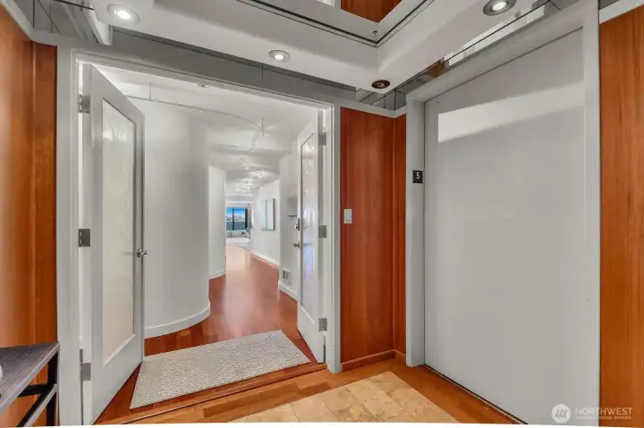 Private Elevator Vestibule & Your Condo