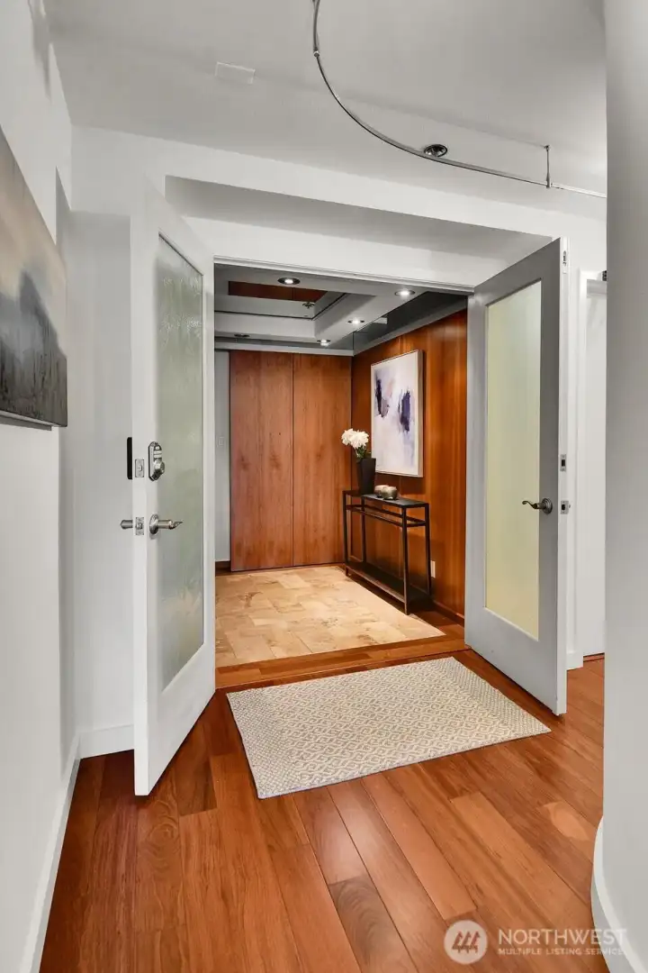 French Doors from the Vestibule