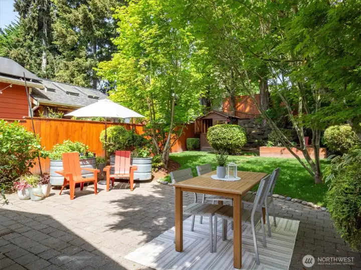 Enjoy al-fresco dining in your private patio.