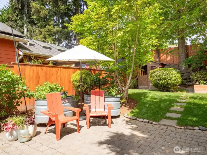 No tiny yard here, enjoy your large backyard space, fully fenced.