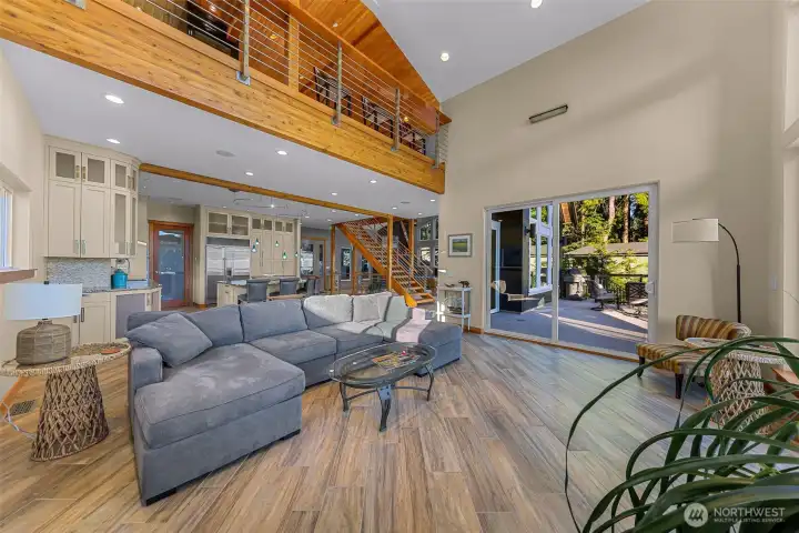 Living room with loft/bonus Living room with loft/bonus