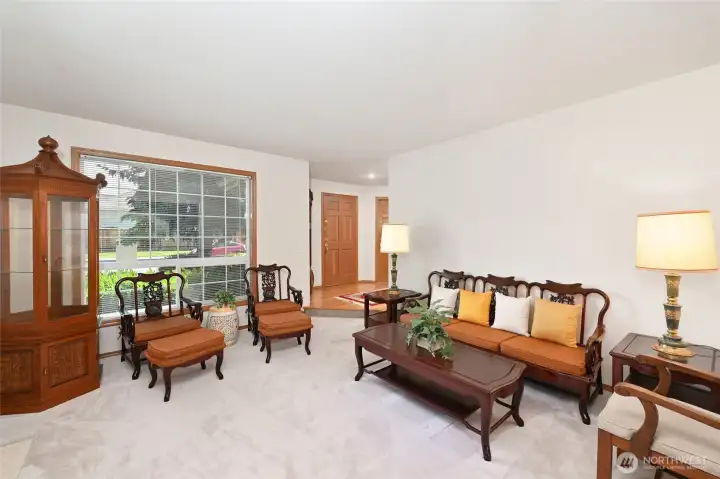 Living room off the entry Living room off the entry
