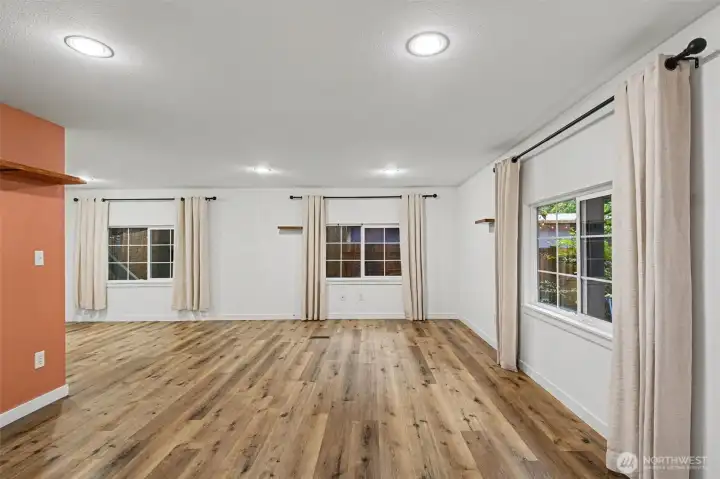 Abundant natural light throughout