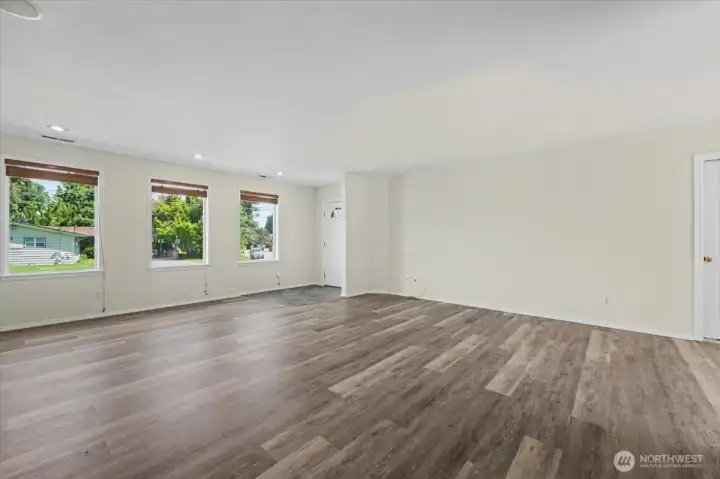 Updated interior paint and flooring.