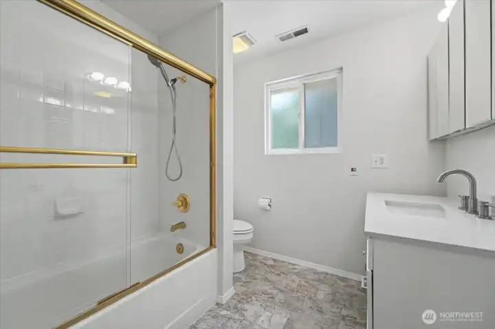 Full-bath on main-level.