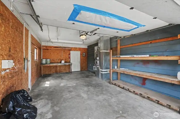 Single-car garage.
