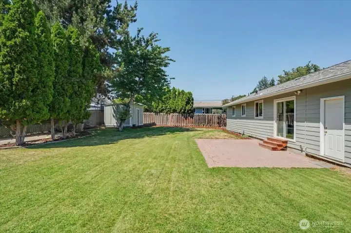 Room for garden space, entertainment and more.