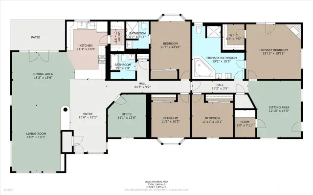 The amazing square footage of this rambler is hard to find!