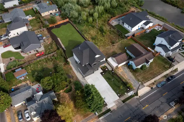 Aerial views of this wonderful home!