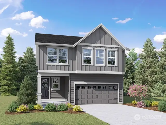 Welcome to highly anticipated New Cedar plan with 5 bed, Bonus Room, Loft, 3.5 Bath, 2 Car garage, 3,257SqFt Basement Home backs to Critical Protected Area. Colors and options may vary.