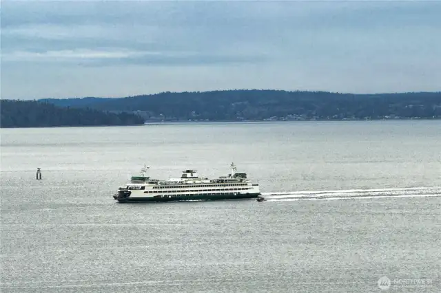 Watch the ferry cross the sound from your beautifully renovated NW corner home.