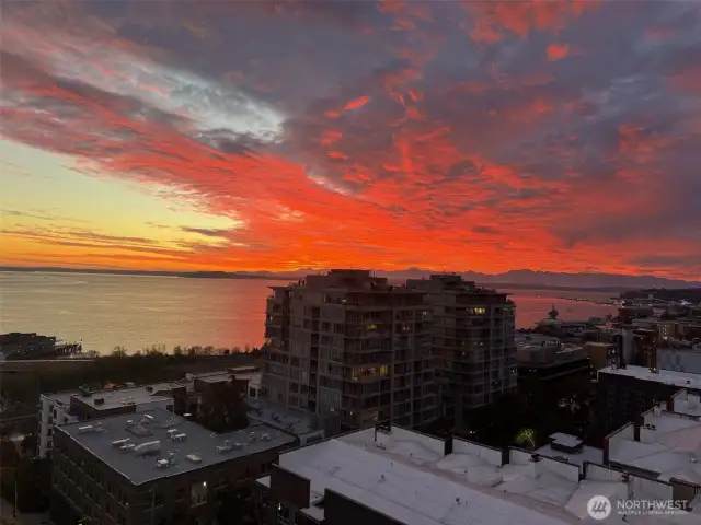 Imagine, breathtaking views of the sunsets from your own home, amazing!