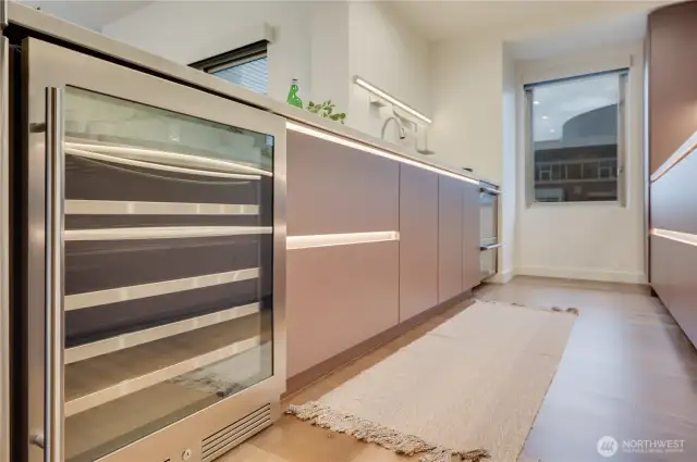 Here's the built-in wine cooler by Zephyr.