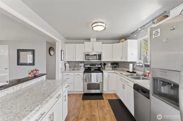 Tons of kitchen storage