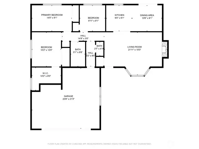 Functional layout with 3 bedrooms and 1.5 baths.