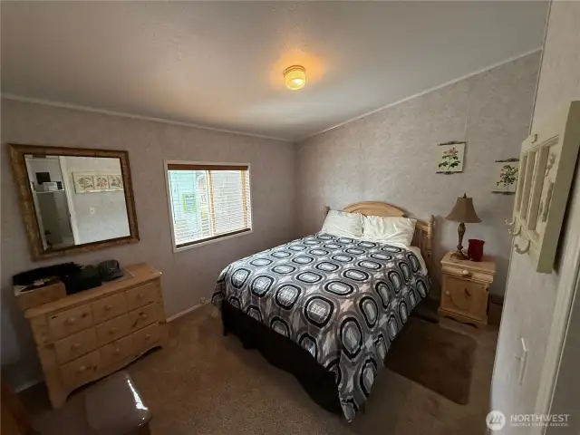 Bedroom 1 is good size with a spacious closet