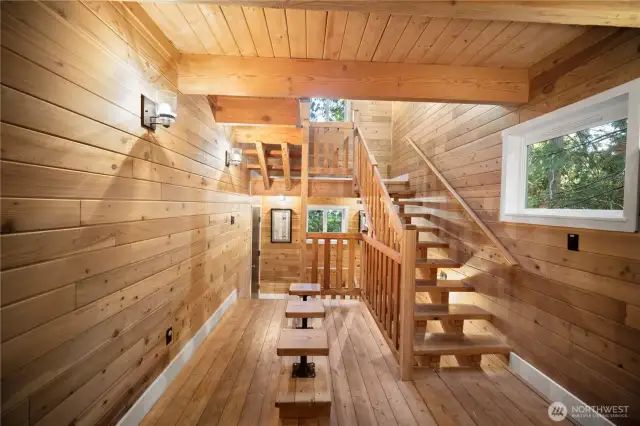 Let's head upstairs to see the 3 bedrooms and the loft.
