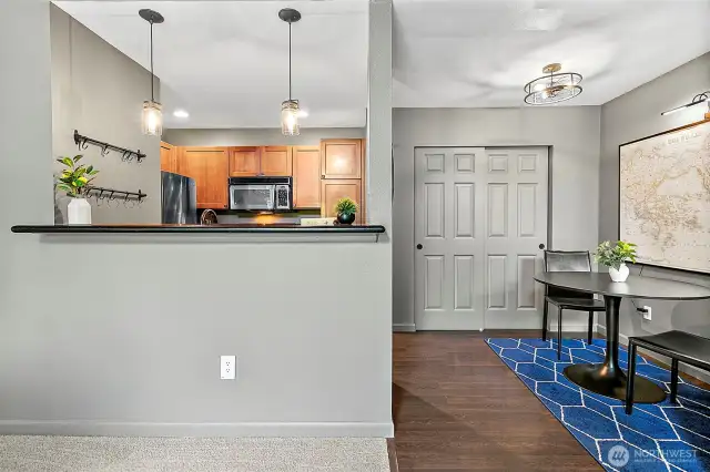 Kitchen and dining space