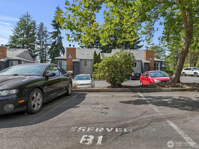 Assigned parking space