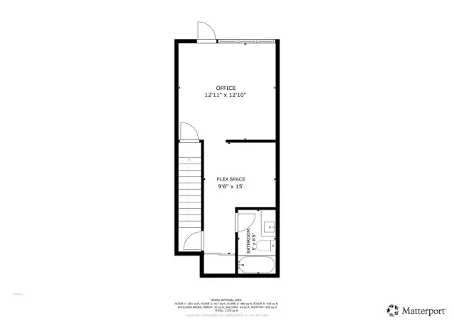 Lower Level floor plan.
