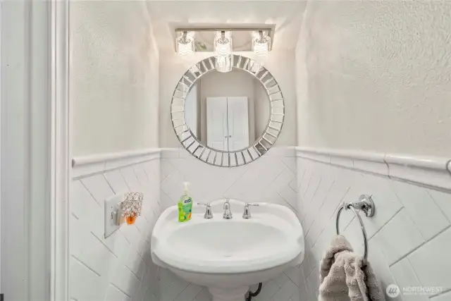 Main floor half bath