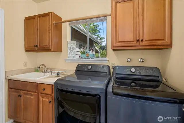 Main floor laundry room