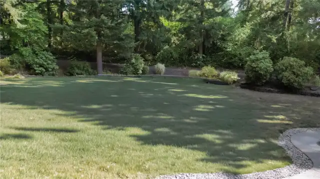 Lots of privacy surrounds the spacious yard areas.