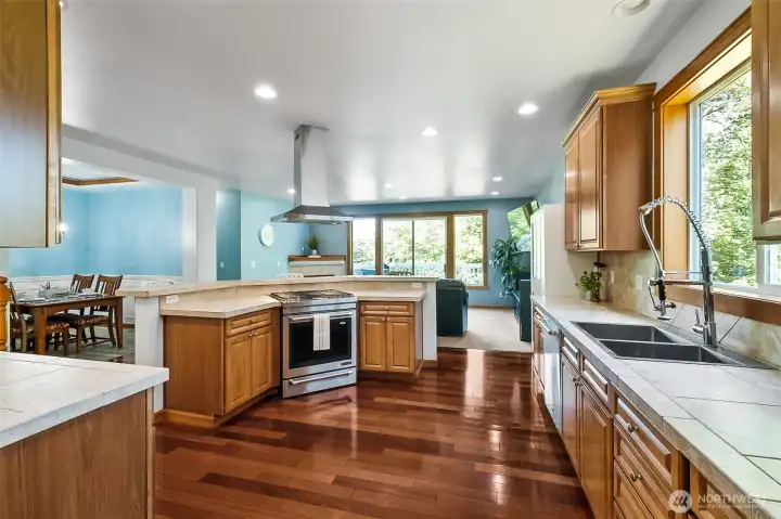 This spacious Kitchen is truly the center of this Home.