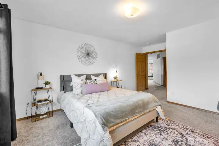 Primary bedroom  to hallway.