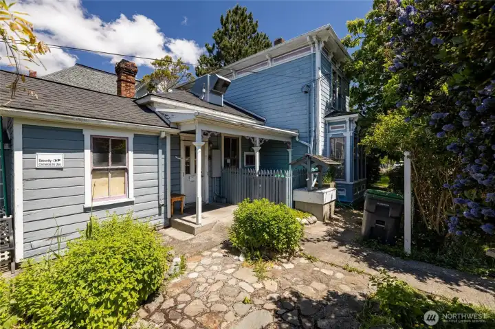 exterior restaurant kitchen door