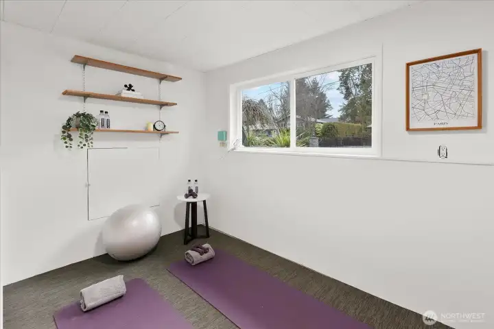 Could be non-conforming 5th bedroom.