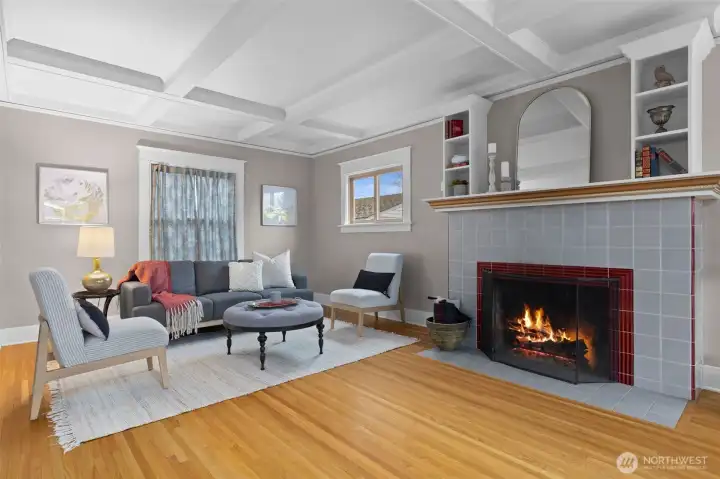 Chimney has been re-tuck-pointed above the roof during this ownership.