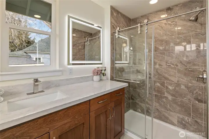 Master Bath with tub and shower