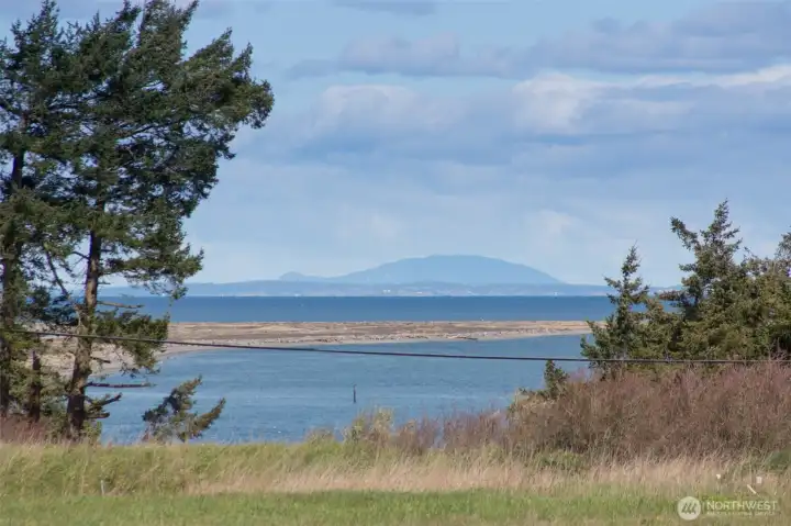 view of the San Juan Islands