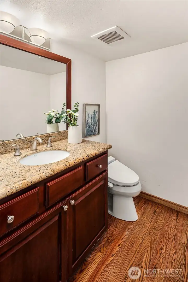 Main floor half bath