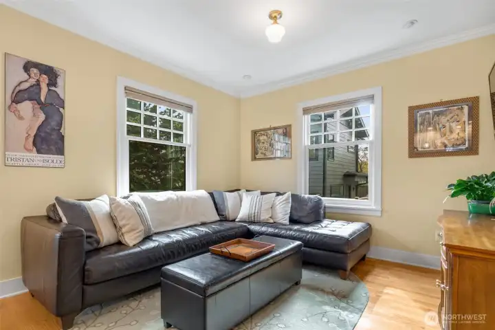 Versatile bonus living area just off the kitchen.