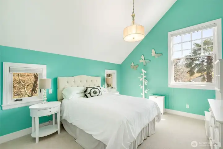 Second bedroom is light and bright!