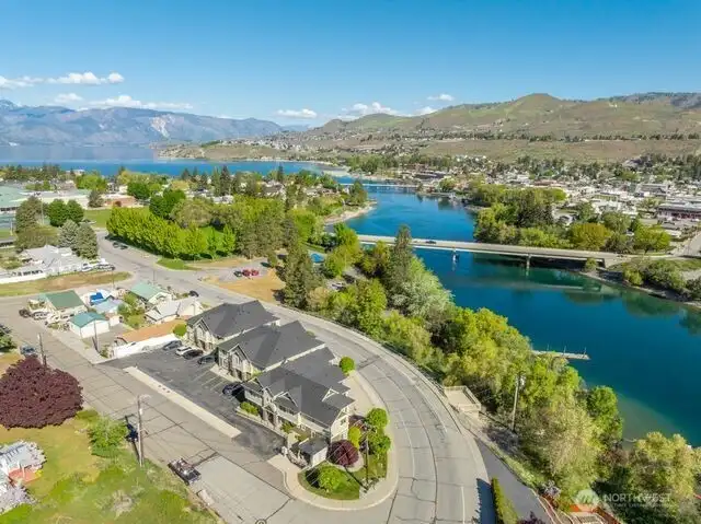 View of Lake Chelan and River Walk waterway